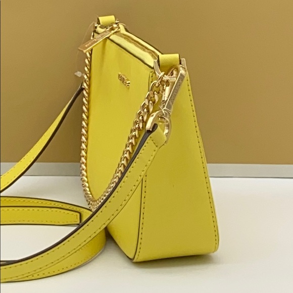 MICHAEL KORS MEDIUM ZIP POUCHETTE SUNSHINE - Picture 6 of 14